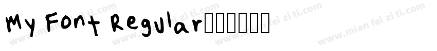 My Font Regular字体转换